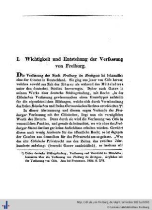 Die älteste Verfassungsurkunde.