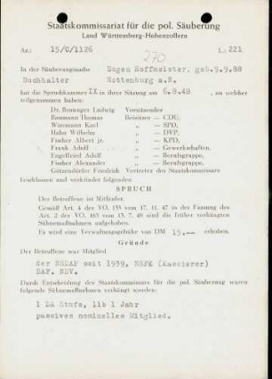 Hoffmeister, Eugen