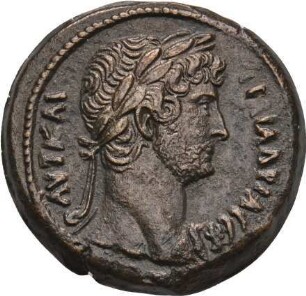 Hadrian (117-138 n. Chr.): Alexandria / Ägypten, 126/127 n. Chr. – Diobol