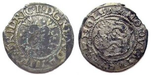 Doppelschilling, Schleswig-Holstein, Königliche Linie, Friedrich II. (1559 - 1588)