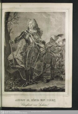 August III. König von Polen, Churfürst von Sachsen