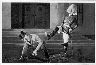 Szene aus dem Stummfilm "Die selige Exzellenz" von Adolf Edgar Licho und Wilhelm Thiele. Ufa, 1926/1927