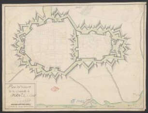 Plan de Villes et de la Citadelle de Nancy