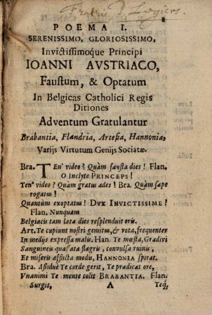 Fasciculus Laureatus : comprehendens poemata LX dignitati et honori diversorum inscripta