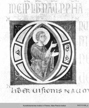 Bibel : Historisierte Initiale O: Naum
