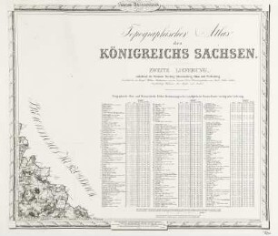 Topographischer Atlas des Königreiches Sachsen (sogenannter Oberreit'scher Atlas)