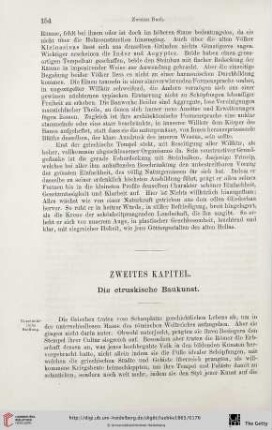 Zweites Kapitel: Die etruskische Baukunst