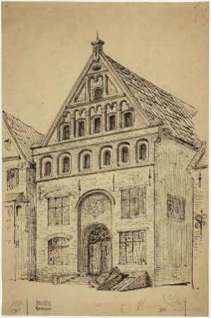 Bürgerhaus in Husum, Giebelfront