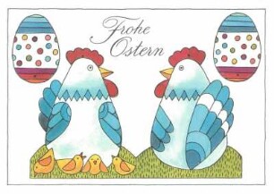 Bildpostkarten "Frohe Ostern"