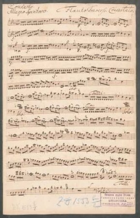 Flauto traverso concertato