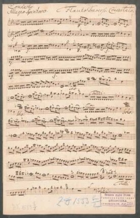 Flauto traverso concertato