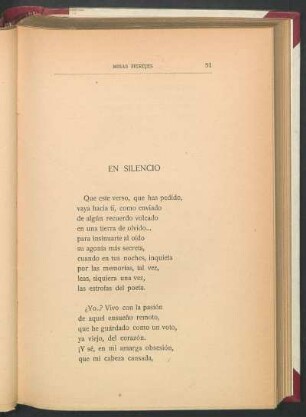 En silencio