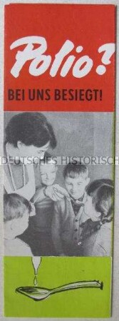 Propagandaschrift der Nationalen Front zur Volkskammerwahl 1961 mit einem Vergleich des Gesundheitswesen der DDR und der Bundesrepublik
