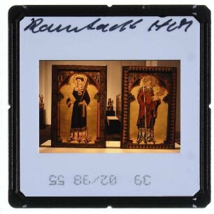 unbekannt, Wormser Tafeln : Hl. Stephanus, hl. Nikolaus
