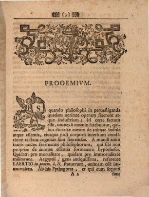 Diss. metaphys. de transmigratione animarum, quatenus ex lumine rationis cognosci potest