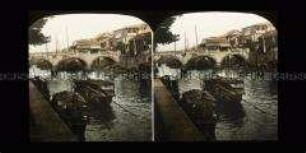 Kanal und Häuser an der englischen Brücke, Kanton