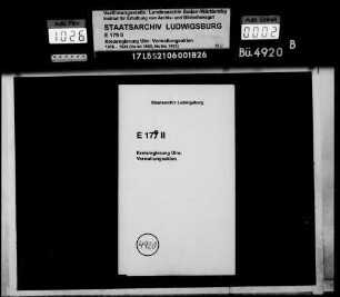 Gemeinderechtsverhältnisse in Merklingen, Nellingen, Pappelau (Erstetten), Radelstetten, Scharenstetten, Schmiechen, Seißen und Temmenhausen