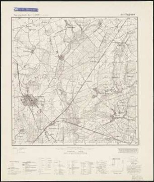 Meßtischblatt 2533 : Hagenow, 1950 : Hagenow. - Hrsg. 1881, Ausgabe 1918. - 1:25000. - [S.l.]: Landesregierung Sachsen-Anhalt, Anstalt für Kartographie und Kartendruck, 1950. - 1 Kt.