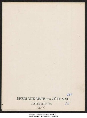 Special-Karte von Jütland im Maassstabe 1:400.000