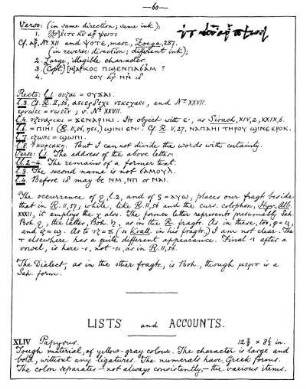 Lists and Accounts.