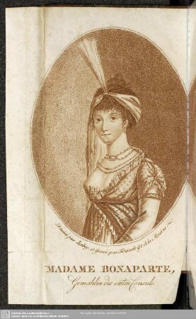 Madame Bonaparte, Gemahlin des ersten Consuls