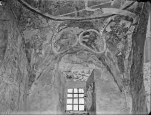 Christus in der Mandorla und die vier Evangelistensymbole