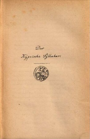 Die Inschrift von Idalion und das kyprische Syllabar : eine epigraphische Studie ; mit einer autographischen Tafel