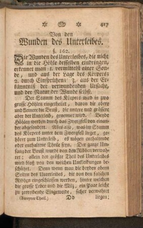 Von den Wunden des Unterleibes