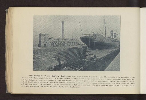 The Prince of Wales Graving Dock. - ...