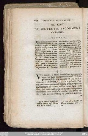 Tit. XXXIX. De Sententia Excommunicationis.