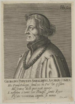 Bildnis des Georgivs, Fürst von Anhalt