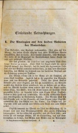 Versuch einer Physiologie der Sprache : nebst historischer Entwicklung der abendländischen Idiome nach physiologischen Grundsätzen, Bd. 1 = Abt. 1, Theoretische Ansicht. Die vergeichende Grammatik als Naturlehre dargestellt : Erster oder physiologischer Theil, erste Hälfte