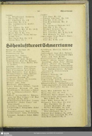 Höhenluftkurort Schnarrtanne