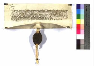Bruder Bechtolt, Abt zu Maulbronn, belehnt Caspar Mettelbach, Altbürgermeister zu Heilbronn, als Lehenträger dieser Stadt mit denjenigen Gütern, welche die Stadt vom Kloster zu Erblehen hat.