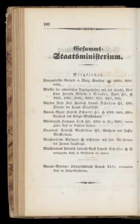 Gesammt=Staatsministerium.