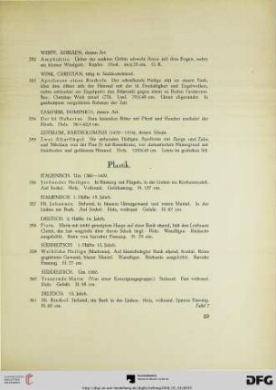Plastik (Nr. 356-400)