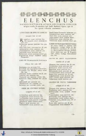 Elenchus Manuscriptorum Atque Editorum Codicum ...