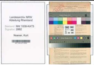 Entnazifizierung Kurt Noever , geb. 13.08.1886 (Ingenieur)
