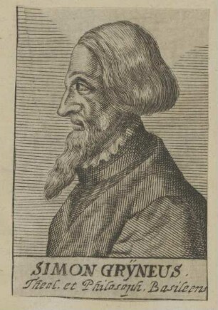 Bildnis des Simon Grynaeus