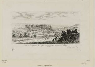 Veüe et Perspectie du chasteau et paisages des environs de Tanlay..., Blatt 4 der Folge "Ansichten und Perspektiven von Tanlay"