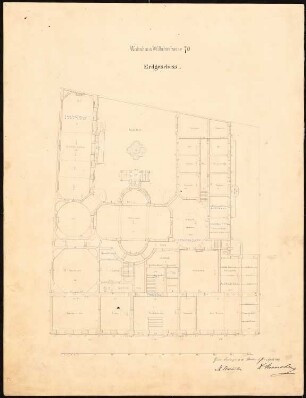 Wohnhaus Wilhelmstraße 70 (Villa Strousberg), Berlin: Grundriss EG