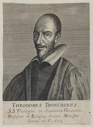 Bildnis des Theodorus Tronchinus
