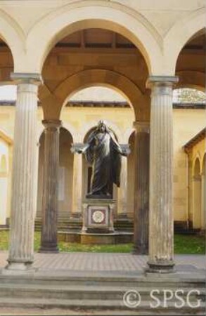 Potsdam, Park Sanssouci, Marlygarten, Friedenskirche, Segnender Christus.
