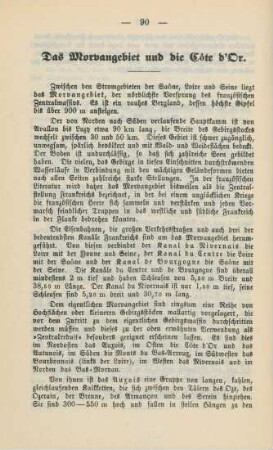 Das Morvangebiet und die Côte d'Or