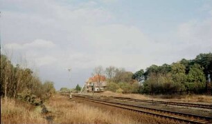 Buchholz/Zauche Bahnsteig