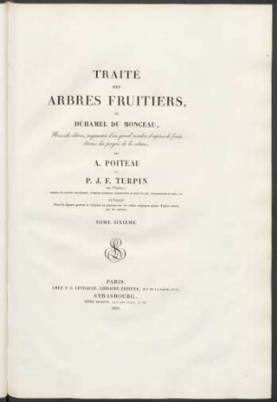 T. 6: Traité Des Arbres Fruitiers