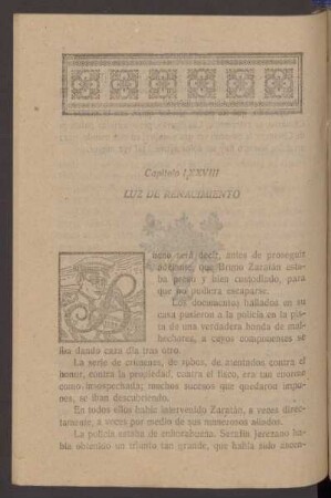 Capítulo LXXVIII - Luz de renacimiento