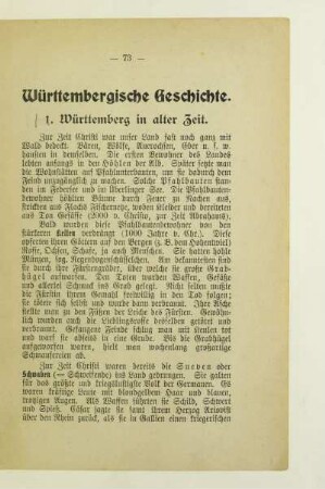 Württembergische Geschichte