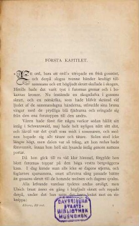 Ett ord : Roman af Georg Ebers. Af författaren auktoriserad öfversättning