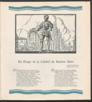 En Elogio de la Ciudad de Buenos Aires : Ilustraciones por Fabregas